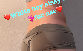 Beginner White Sissy Butt