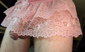 My Pink Lace Skirt