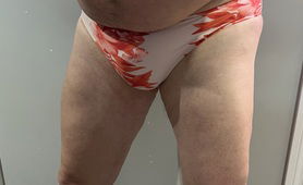 Sexy Panties On A Horny Faggot