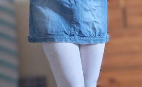 CD In Denim Mini