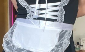 Cute Sissy Maid In Heels