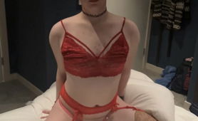 Kaylalndn In Lingerie And Chastity