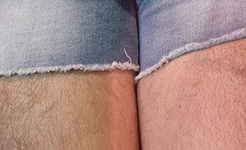 Dumb Sissy In Short Shorts