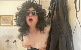 Black Dildo Time In Locktober