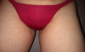 Tucked in my Red Thong