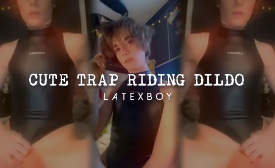Cute Trap Riding Dildo