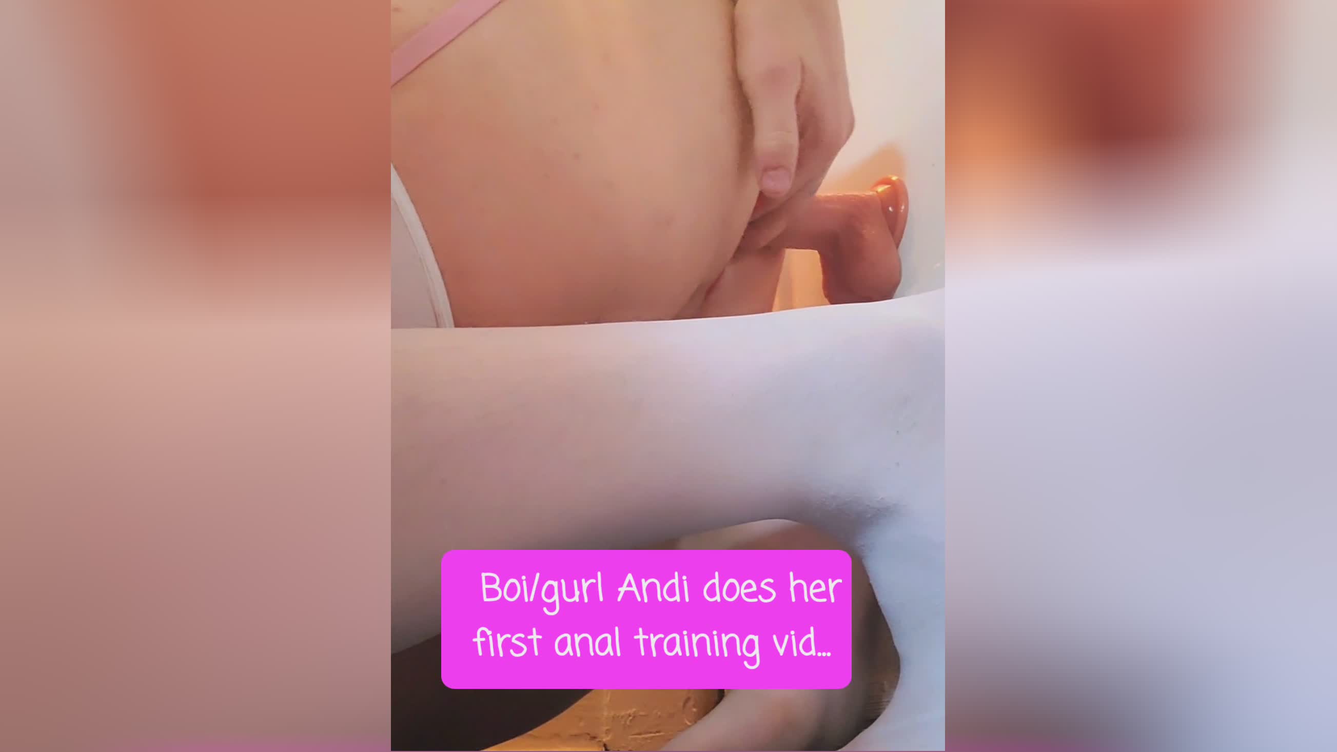 First Anal Training