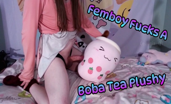 Femboy Fucks A Boba Tea Plushy - Teaser