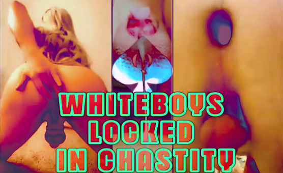 Whiteboys Locked In Chastity - PussyFree Edit