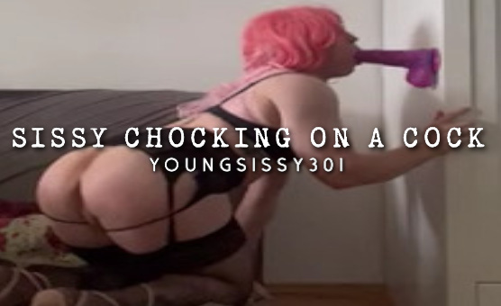 Sissy Choking On A Cock