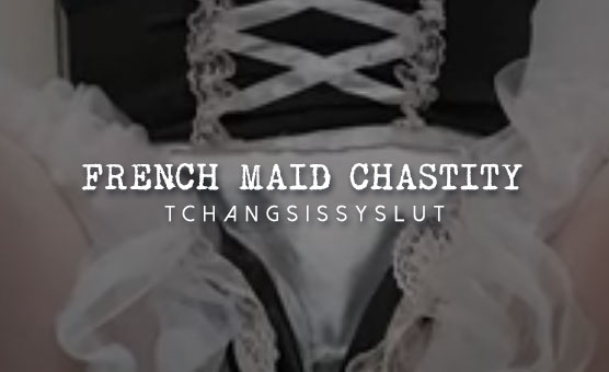 French Maid Chastity Sissy Ruined Orgasm