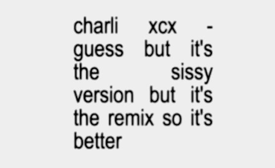 Charli - Guess Sissy PMV Remix