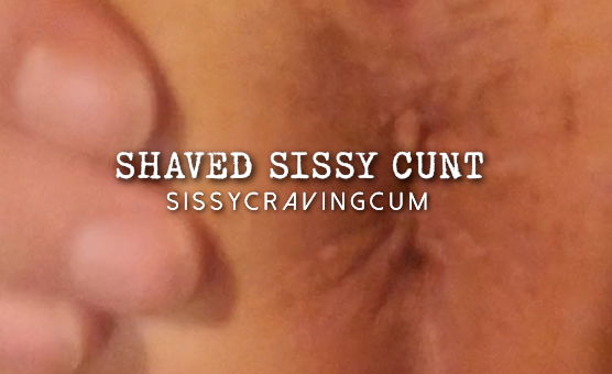 Shaved Sissy Cunt