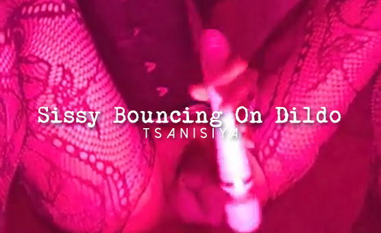 Sissy Bouncing On Dildo