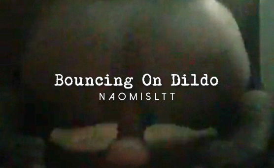 Bouncing On Dildo