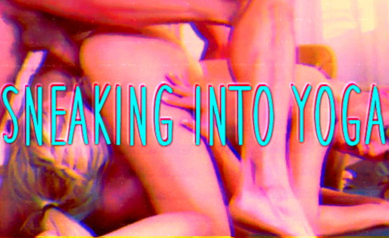 Sneaking Into Yoga - A Sissy Caption Story
