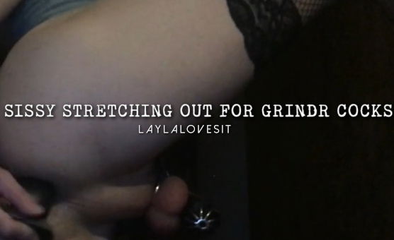 Sissy Stretching Out For Grindr Cocks