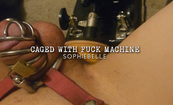 Caged With Fuck Machine