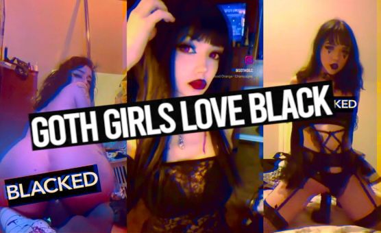 Goth Girls Love Black - Censored BBC PMV