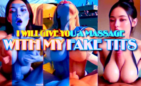 I Will Give You A Massage With My Fake Tits