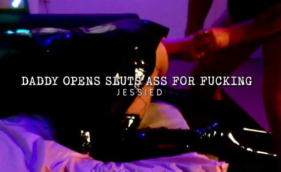 Daddy Opens Sluts Ass For Fucking