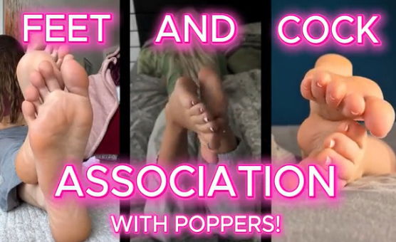 Feet And Cock Association PMV With Poppers