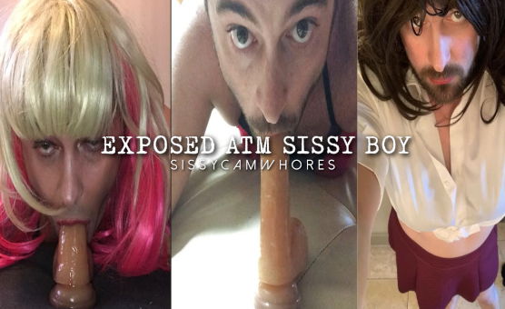 Exposed ATM Sissy Boy