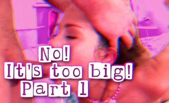 No Its Too Big Part 1- Cuck Caption Story