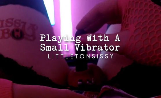 Playing With A Small Vibrator
