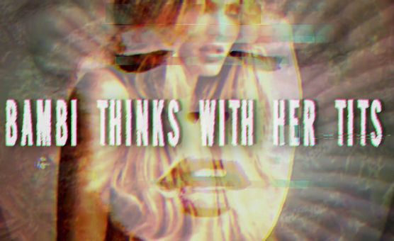 Bambi Thinks With Her Tits