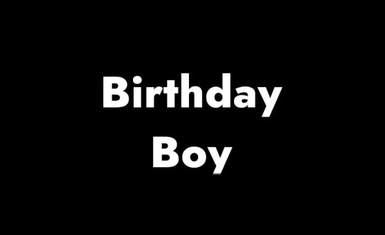 Birthday Boy - By ElliotYip