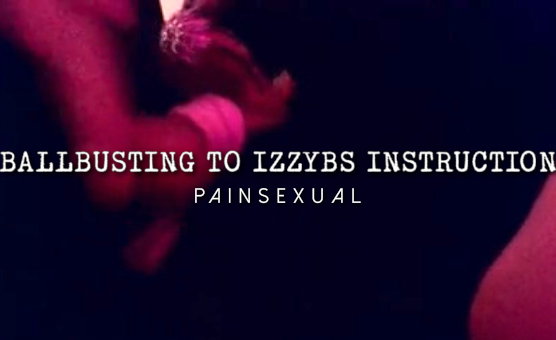 Ballbusting To Izzybs Instruction