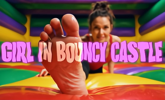 Girl In Bouncy Castle