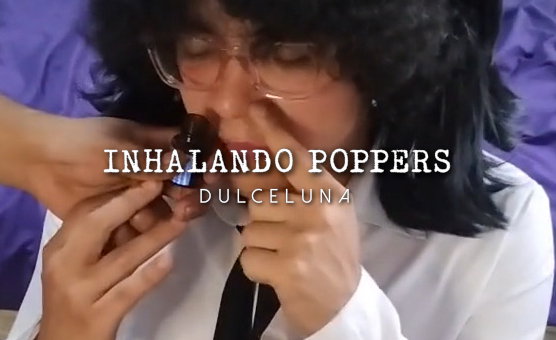 Inhalando Poppers