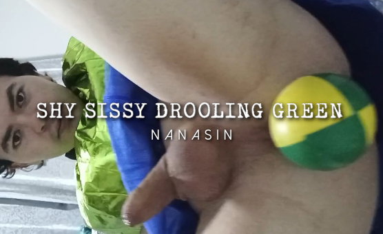 Shy Sissy Drooling Green