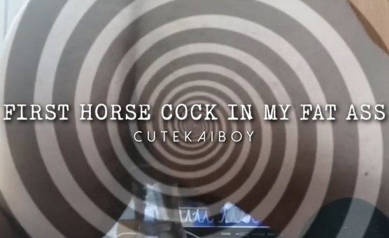First Horse Cock In My Fat Ass
