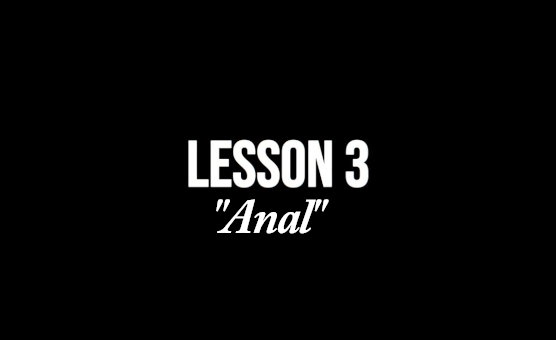 Lesson 3 - Anal