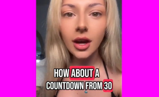 How About A Countdown From 30 - Censored