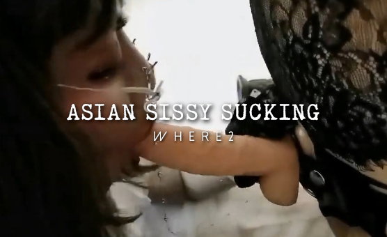 Asian Sissy Sucking