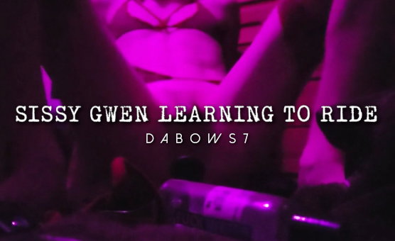 Sissy Gwen Learning To Ride