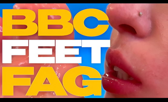 BBC Feet Fag - Black Meat White Feet Sissy Hypno
