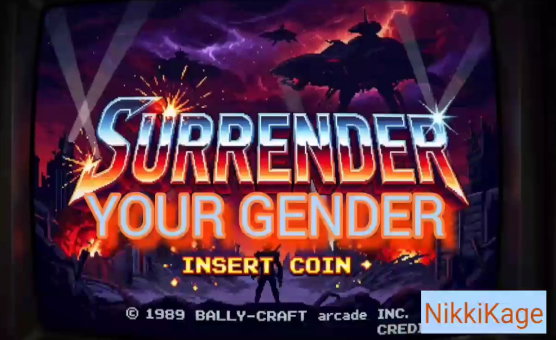 Surrender Your Gender - 80s Retro Gamergoon