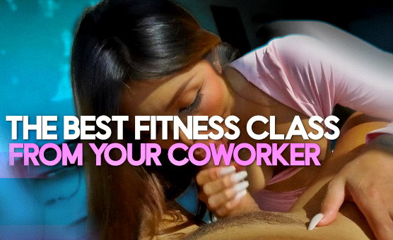 The Best Fitness Class From Your Coworker - Caption Story